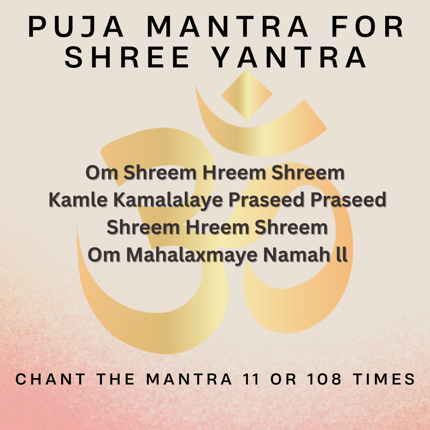 Sphatik Crystal Shree Yantra (Mahalakshmi Yantra for Wealth, Health and Prosperity)