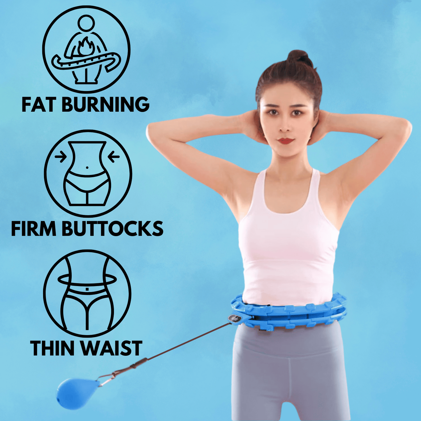 FitHoop™ - Smart Hula Hoop Fat Cutter For Men and Women