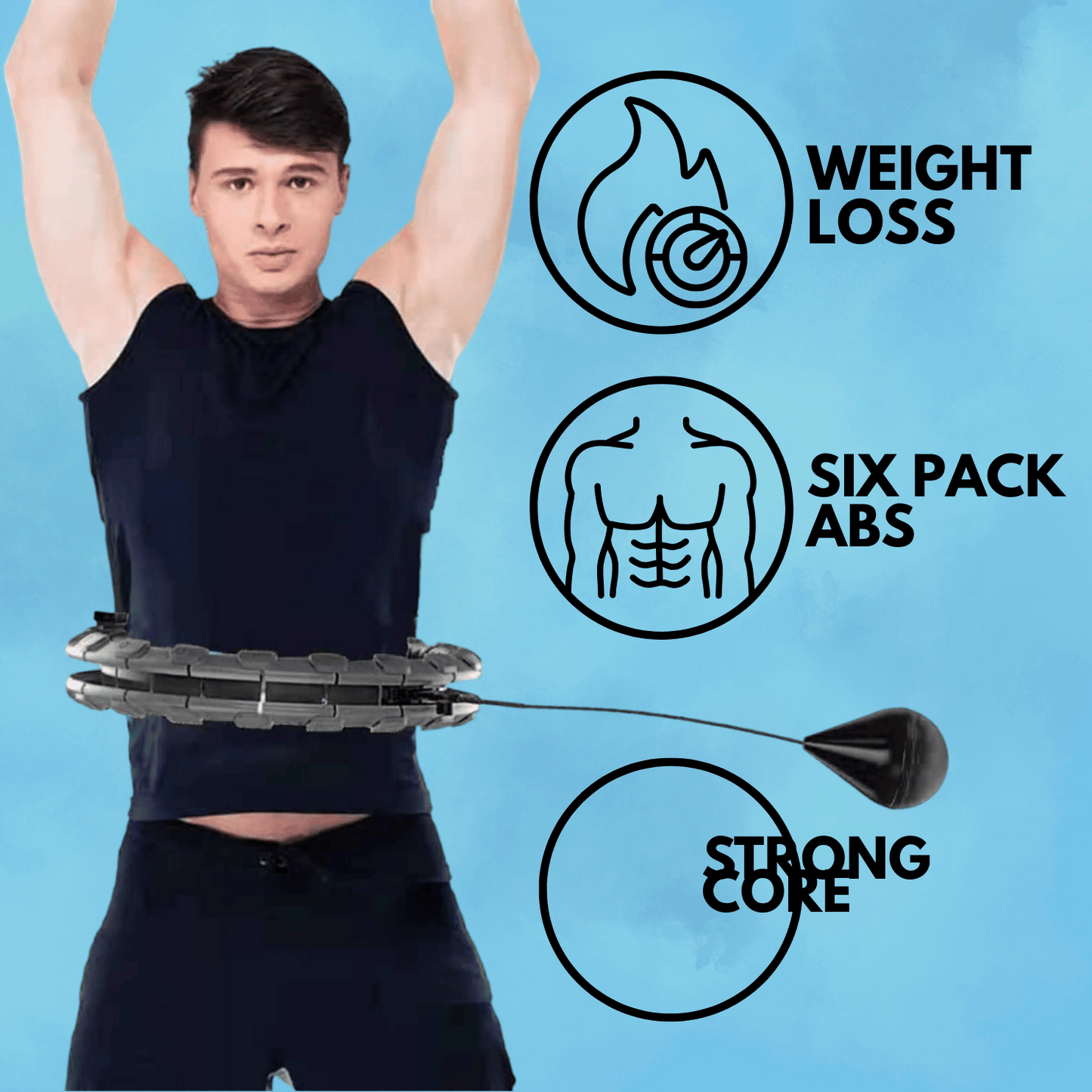 FitHoop™ - Smart Hula Hoop Fat Cutter For Men and Women