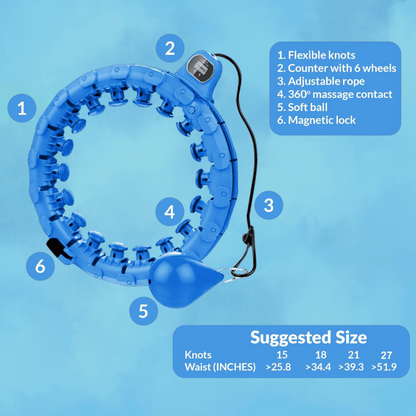 FitHoop™ - Smart Hula Hoop Fat Cutter For Men and Women